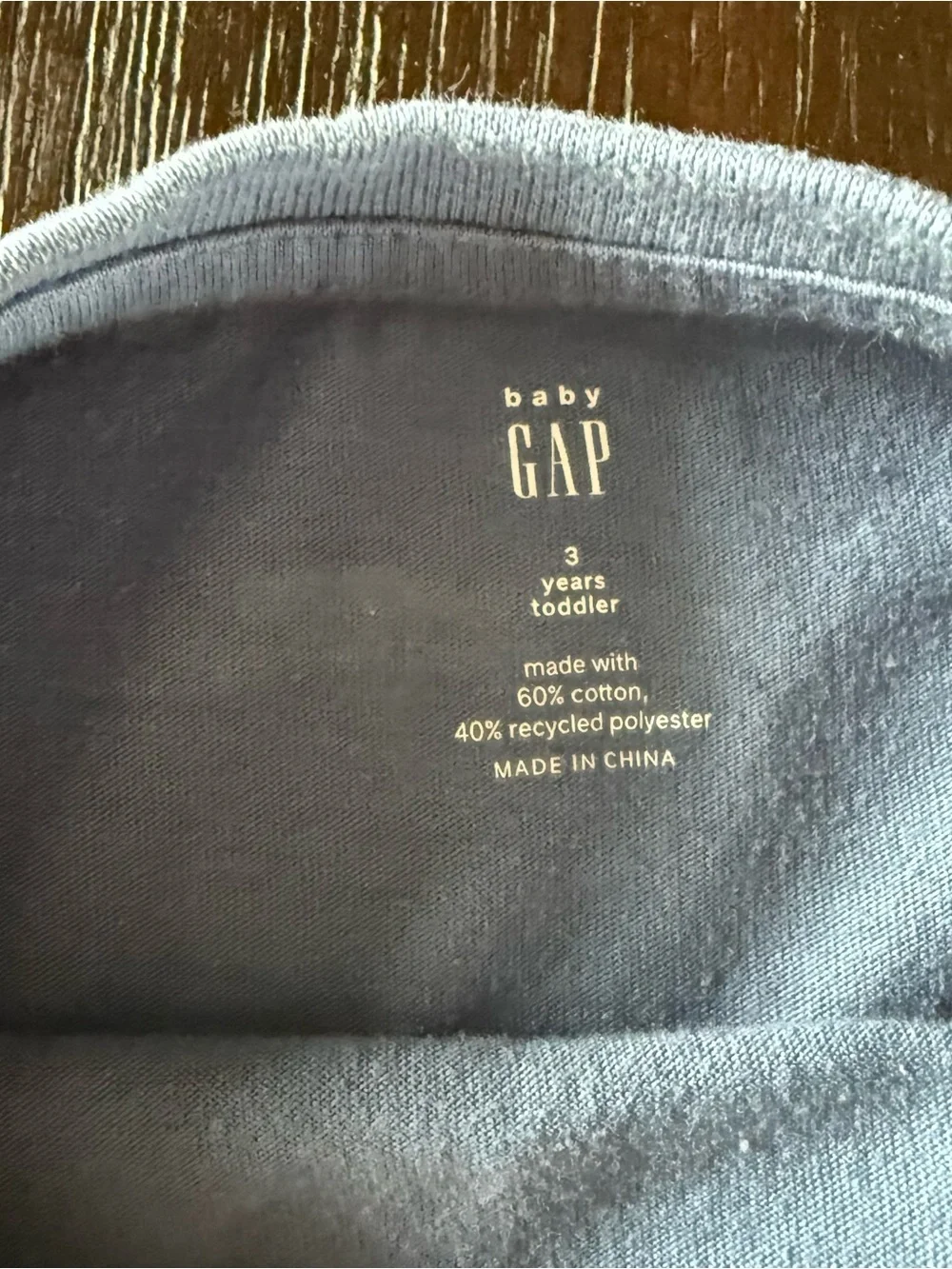 GAP Kids Blue Long-Sleeve Shirt with Bingo
